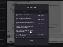 Chat templates.