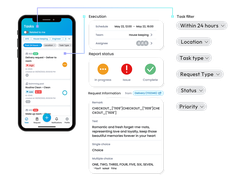 Accessible via desktop and mobile, our staff app ensures every request is tracked in real time. Smart notifications deliver only relevant tasks to the right team member—clear, fast, and never missed.