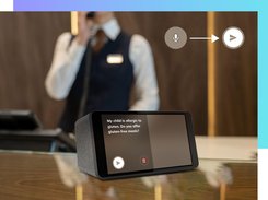 Simply push to talk! AVT’s interface is designed to support natural, instinctive user interaction. No complex buttons, no complicated setup. All you need is Wi-Fi and a power source to start a seamless conversation.