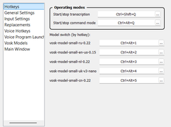 Hotkey Setting Page