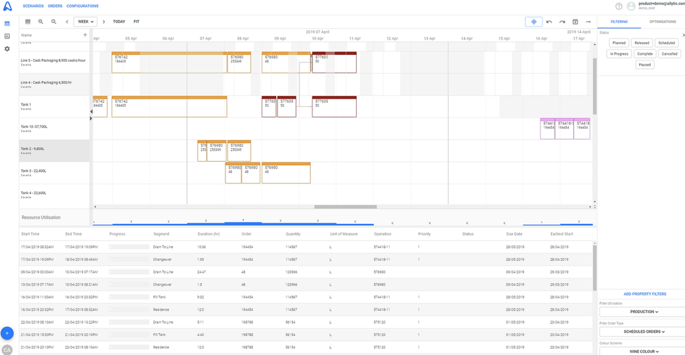 Ailytic Advanced Scheduler Screenshot 1