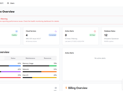 The Infrastructure Overview dashboard