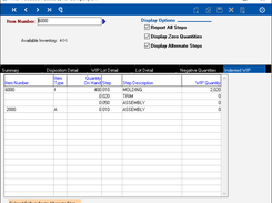 Production Status Inquiry