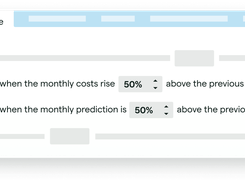 AWS spend warnings by employee role