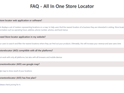 AIO Store Locator- FAQs