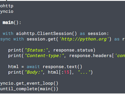AIOHTTP Screenshot 1