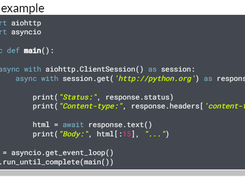 AIOHTTP Screenshot 1