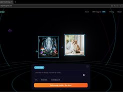AI Photo Genie main interface — Chrome toolbar AI image generator