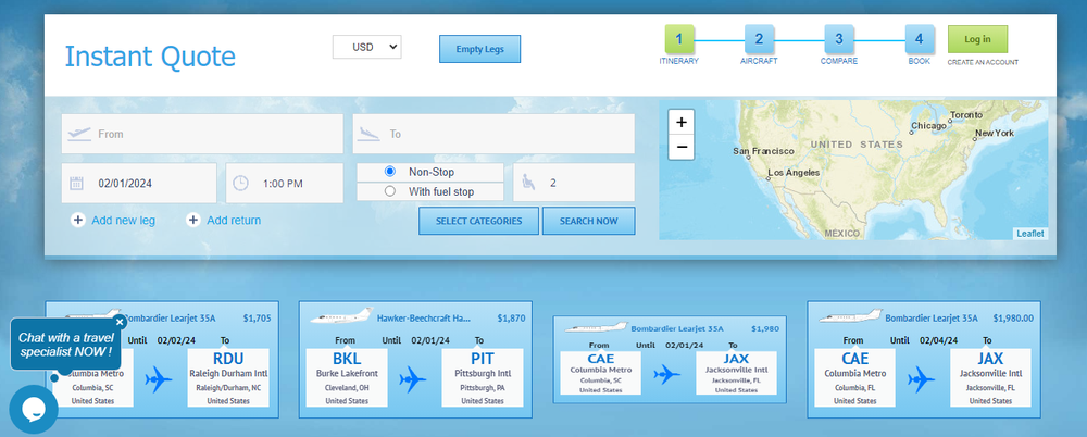 AirCharter Screenshot 1