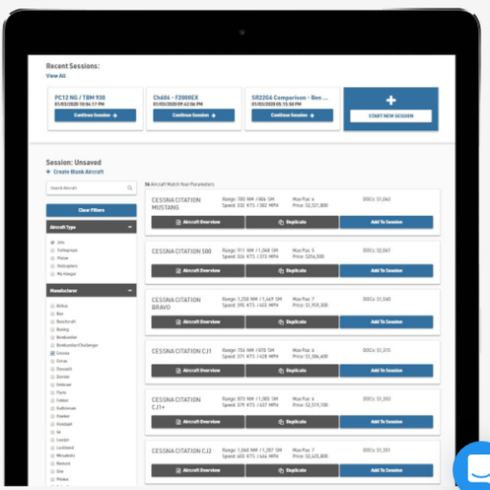 Aircraft Cost Calculator Screenshot 1