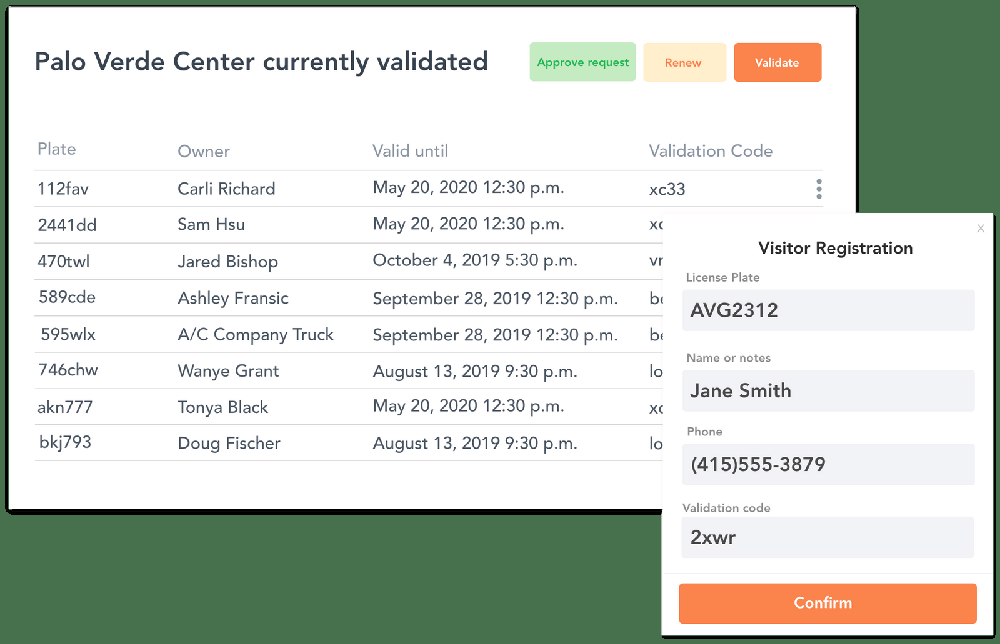 Easily validate guests