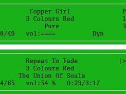 Two possible 40x4 LCD display configurations
