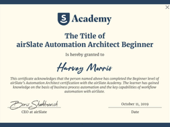 Certificate Sample