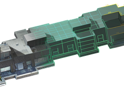 Fully automated drone image to 3D to CAD