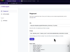 AiScraper Screenshot 1