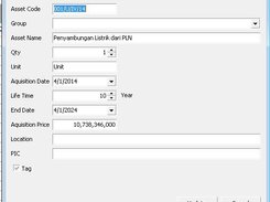 Register Fixed Asset
