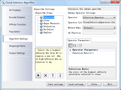 Configure the Immune Algorithm 