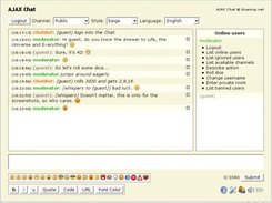 Ajax Chat Open Source Web Chat Download Sourceforge Net