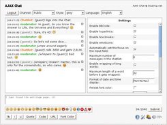 Ajax Chat Open Source Web Chat Download Sourceforge Net