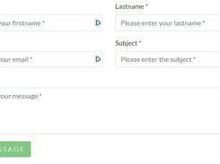 Responsive Ajax Contact Form No Redirect Screenshot 1