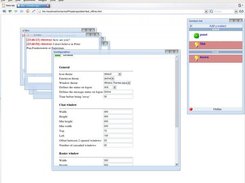 Configuration window in opera