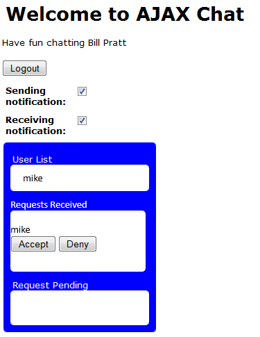 Ajax Chat | Free Communications software downloads at SourceForge.net