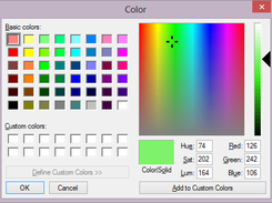 Color Edit Options