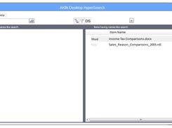 AKIN Desktop HyperSearch-Pattern