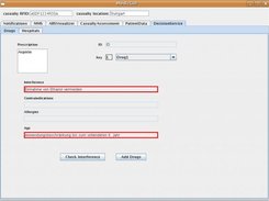 A paramedic uses the Decision Service for medication