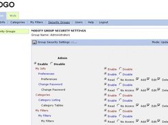 Security and Rights Settings