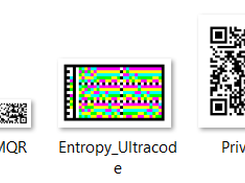 QR code formats supported