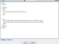 The HTML documentation editor of Alan