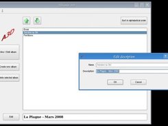 Edit album description on LINUX