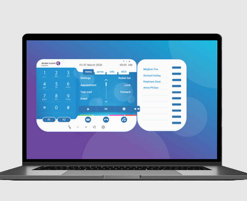 Alcatel-Lucent IP Desktop Softphone Screenshot 1