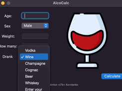 AlcoCalc Screenshot 1
