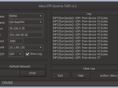 Alecz STP (Sock to TAP) v1.1 Screenshot 2