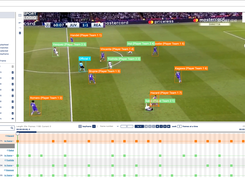 Long video high density annotation - sports example.