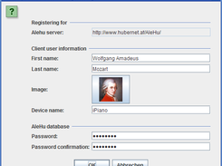 Registering the AleHu client