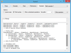 parsed expression