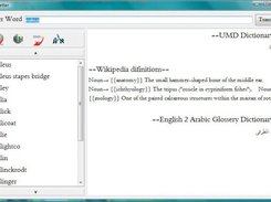 A_Letter dictionary opened on windows