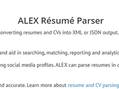 Recruiter CV parsing - Textkernel Saleforce Connector