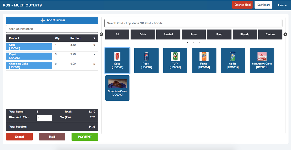 Alfa POS Screenshot 1