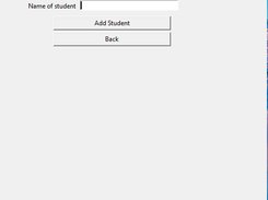 Page for adding new student