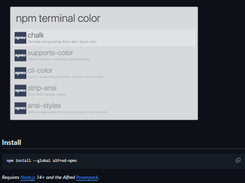 alfred-npms Screenshot 1