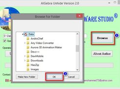 USB Unhide AlGebra USB and Folder Unhide Screenshot 3