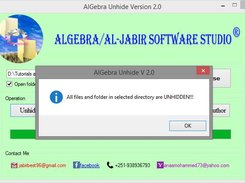 USB Unhide AlGebra USB and Folder Unhide Screenshot 5