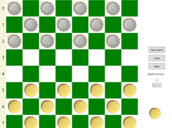 Algerian/Spanish Checkers Screenshot 1