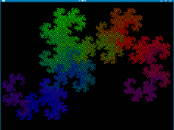 The "Fragon Curve" generated using algol68g-full