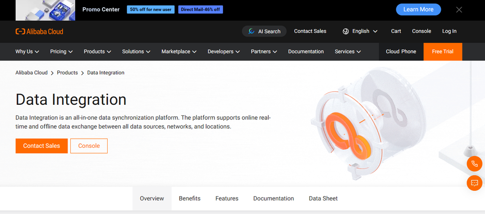 Alibaba Cloud Data Integration Screenshot 1