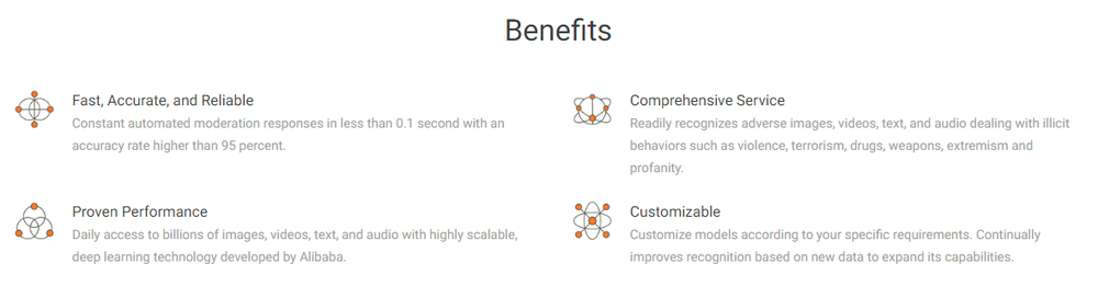 Alibaba Cloud Content Moderation Screenshot 1